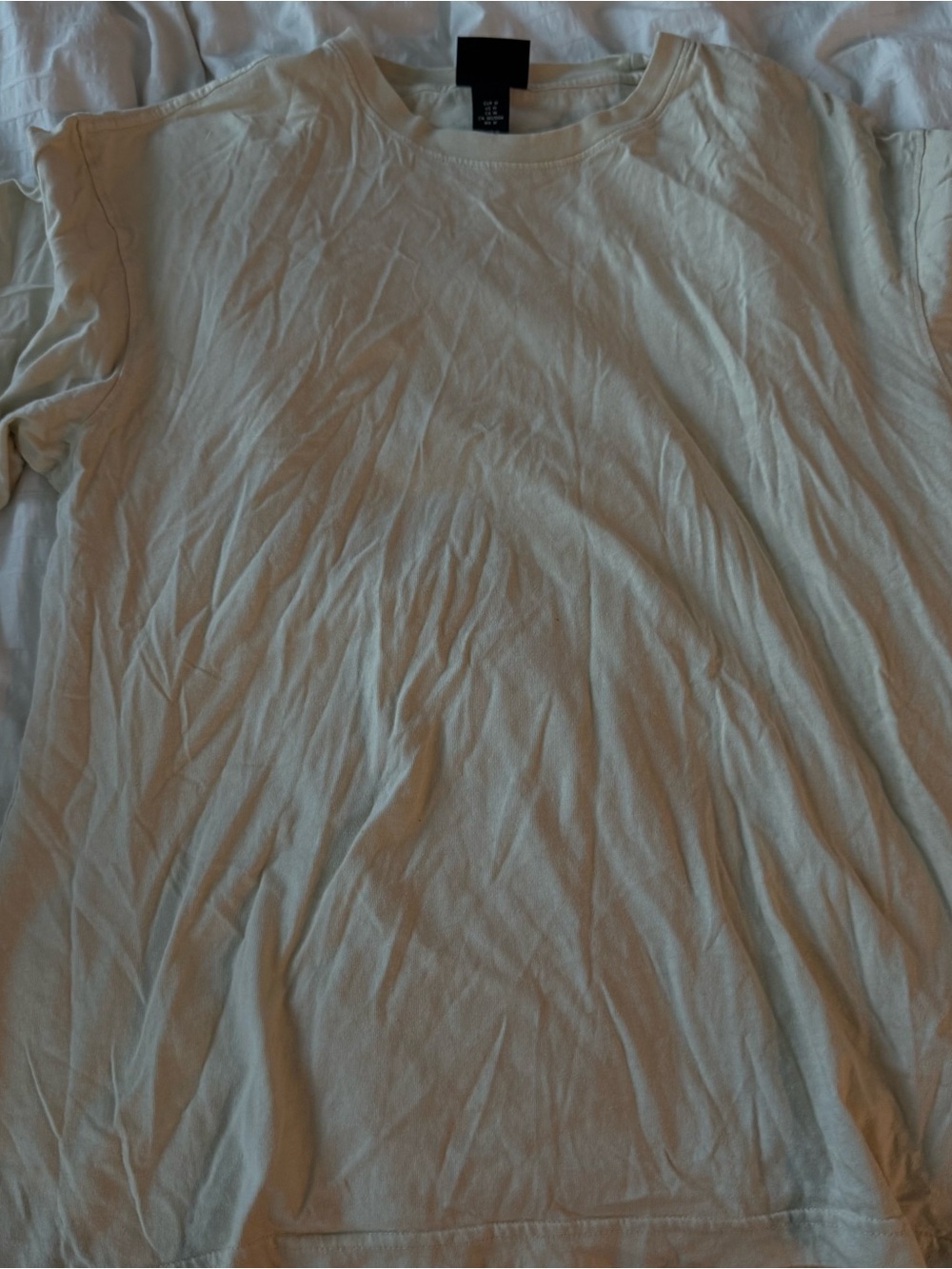 H&M Pale Sage Short Sleeve Crew Neck T-Shirt